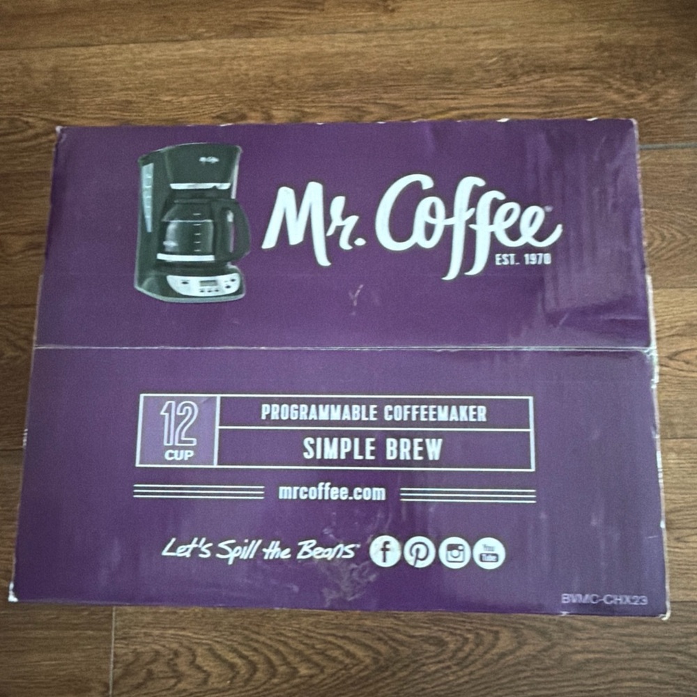 Mr. Coffee Black Programmable Coffeemaker - Picture 2 of 6